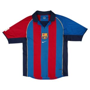 2001-02 FC Barcelona 1a Equipacion
