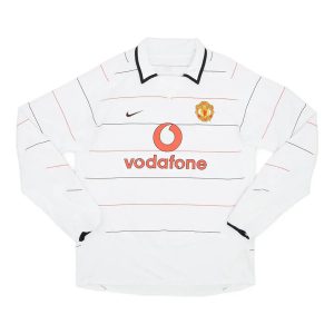 2003-05 Manchester United FC 2a Equipación Manga Larga