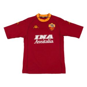 1999-00 AS Roma 1a Equipacion