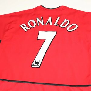 2002-04 Manchester United FC 1a Equipacion Manga Larga